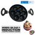 Kitchen Mart Non Stick Induction Base Paniyaram Pan 18 cms with 7 Holes (With Handles & steel lid)