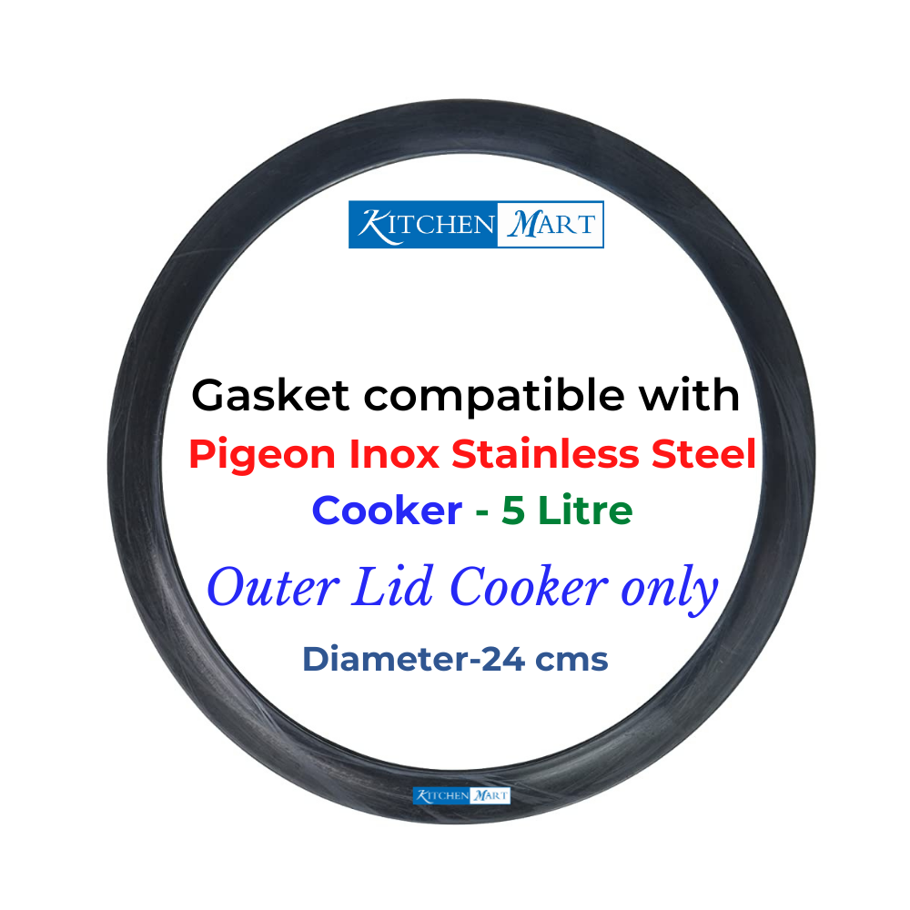 Pigeon Gasket for Inox / Inox Plus Stainless Steel Pressure cooker (Outer Lid) (5 Litres)
