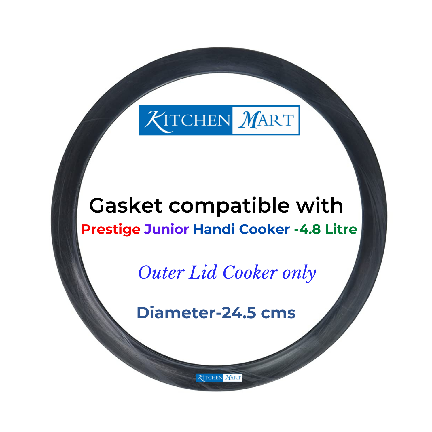 Kitchen Mart Gasket compatible with Prestige Handi Cooker Gasket