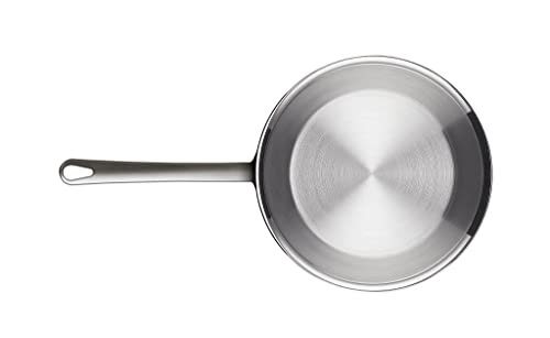 Stahl Triply Stainless Steel Mini Fry Pan Without Lid | Induction Base Stainless Steel Pan | Dia 12 cm, 240 ML