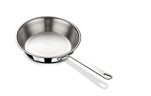 Stahl Triply Stainless Steel Mini Fry Pan Without Lid | Induction Base Stainless Steel Pan | Dia 12 cm, 240 ML