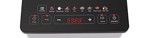 Preethi Excel Plus IC117 1600-Watt Induction Cooktop (Black)