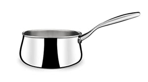 Stahl Triply Stainless Steel Belly Saucepan with Lid