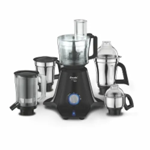Preethi Zodiac Black Mixer Grinder 750 Watt, 5 Jars , 5 Yr Motor Warranty MG261