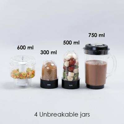 Wonderchef Nutri-Blend Complete Kitchen Machine (CKM) with 3 Jars 400W (Champagne)