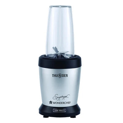 Wonderchef Nutri-Blend Thunder, 1000 W, SS Blades, 2 Unbreakable Jars