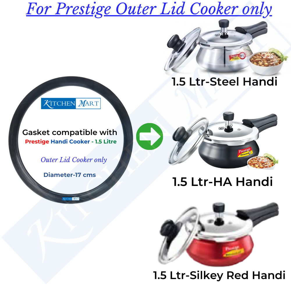 Kitchen Mart Gasket compatible with Prestige Handi Cooker Gasket
