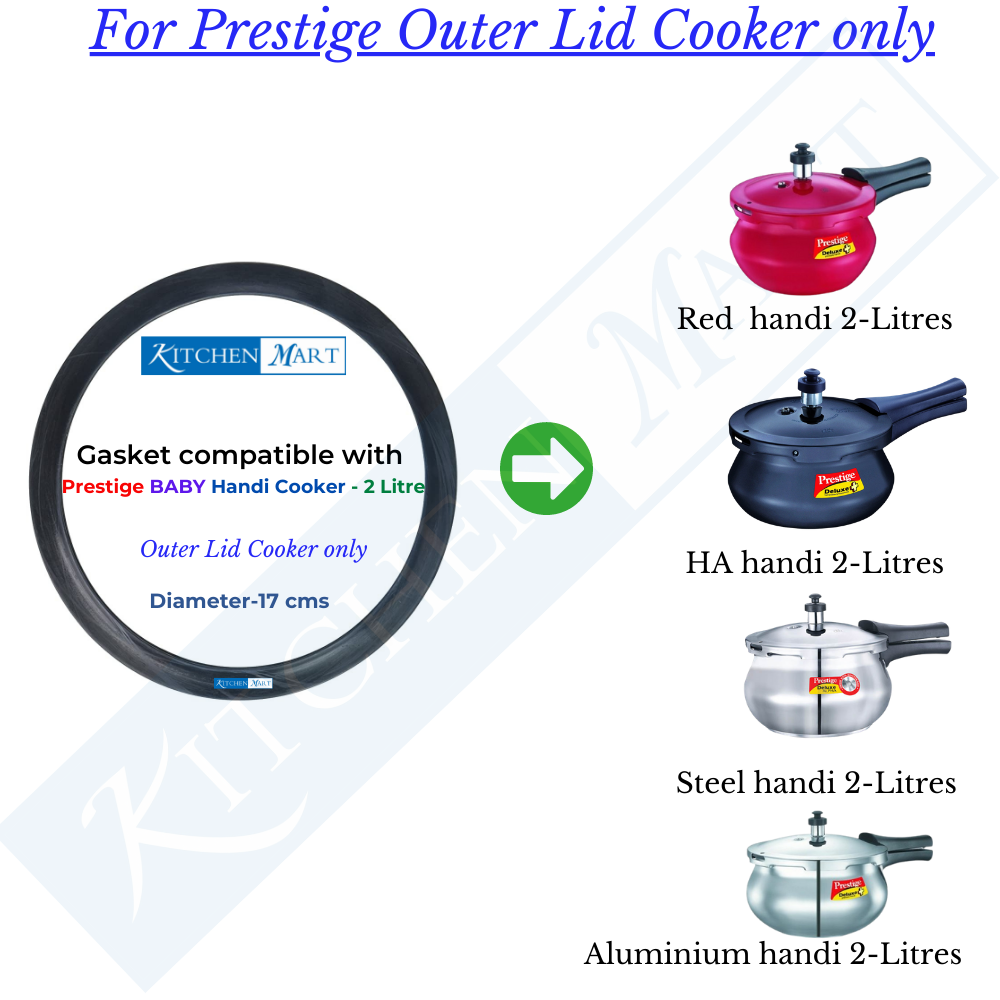 Kitchen Mart Gasket compatible with Prestige Handi Cooker Gasket