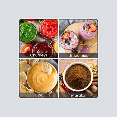 Wonderchef Nutri-Blend Complete Kitchen Machine (CKM) with 3 Jars 400W (Champagne)