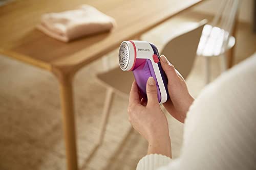 Philips GC026/30 Fabric Shaver - Professional Lint & Pill Remover for Sweaters, Blankets & Carpets