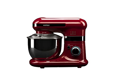 Hafele Glam line Pro, 800W Power Mixer with Mixing Attachments, Red