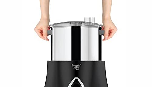 Preethi Astra Expert Table Top Wet Grinder With Food Processor, 2 Liter (Black)