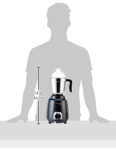 Butterfly Pestle 750W Mixer Grinder, 3 Jar, Ink Blue