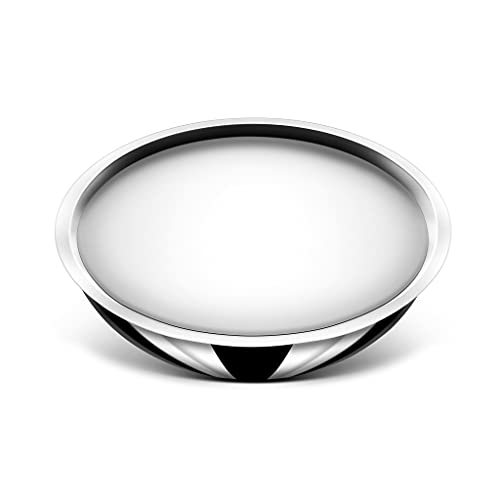 Stahl Triply Stainless Steel Tasla with Lid Artisan 4640, Dia 40 cm, 12.8 L