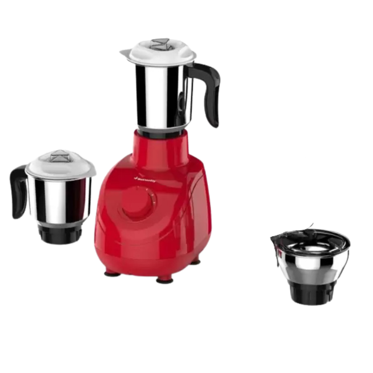 Butterfly Mixer Grinder Jubliant 750 Watts, 3 Jars (Red)