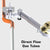 Vidiem Gas Stove GS G2 120 A AIR Plus (Orange) | 2 Burner Frameless Gas Stove | 8mm Glass Manual Ignition
