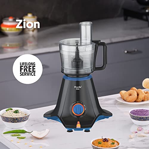 Preethi Zion MG-227 mixer grinder 750 watt Black, 4 jars
