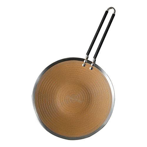 BERGNER Hitech Giro Gold Triply Stainless Steel Scratch Resistant Non Stick Tawa/Roti Tawa, 26 cm, Induction Base, Food Safe (PFOA Free), 5 Years Warranty, Silver