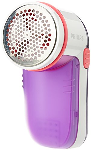 Philips GC026/30 Fabric Shaver, Lint Remover for Woolen Sweaters, Blankets, Jackets/Burr Remover Pill Remover from Carpets, Curtains (White)