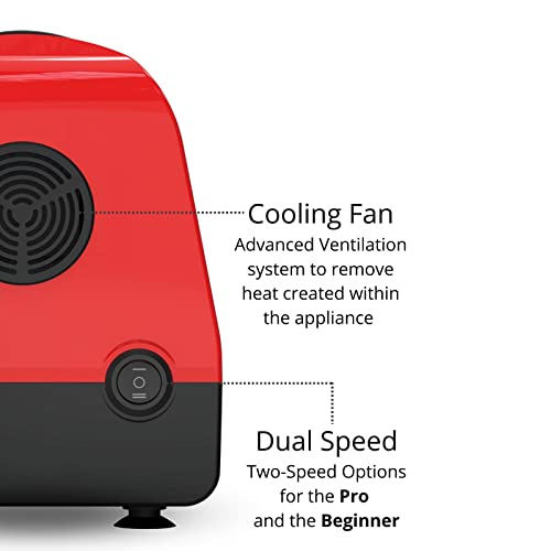 Brewine Coconut Scraper & Citrus Press, 200 watts, Red