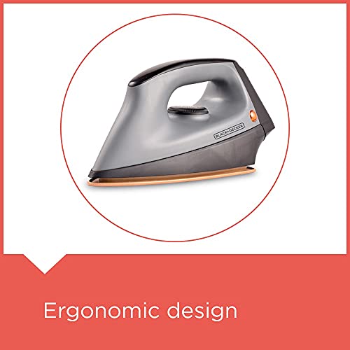 Black + Decker Heavy Weight Non-Stick Electric Dry Iron (1100 Watt) BXIR1102IN