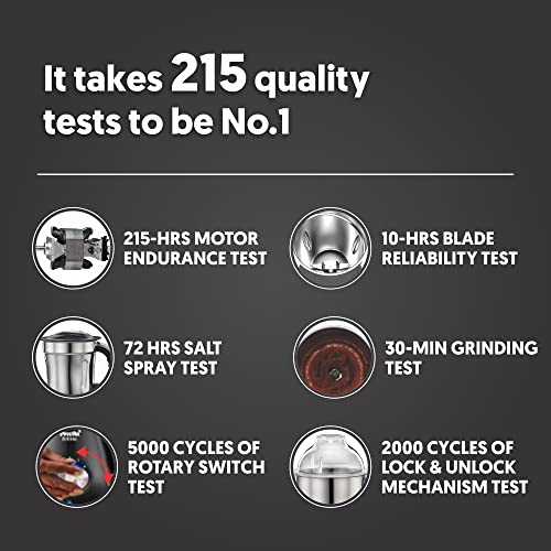 Preethi Zion MG-227 mixer grinder 750 watt Black, 4 jars