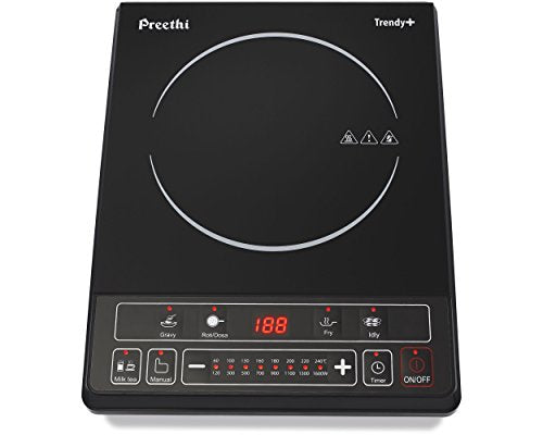 Preethi Trendy Plus 116 1600-Watt Induction Cooktop (Black)