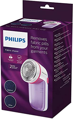 Philips GC026/30 Fabric Shaver - Professional Lint & Pill Remover for Sweaters, Blankets & Carpets