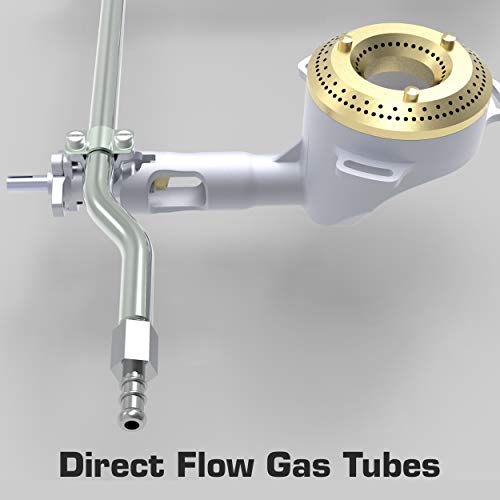 Vidiem GS S3 179 A Viva 3 Burner Stainless Steel Gas Stove, Black, Manual