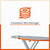 Bathla X-Pres Ace Pro - Extra Large Foldable Ironing Board with Aluminised Ironing Surface (Silver & Grey)