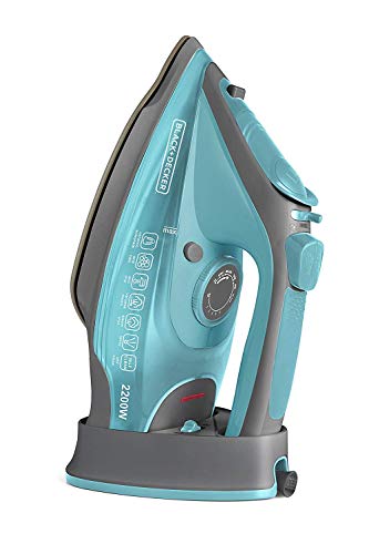 Black + Decker BD BXIR2201IN 2200-Watt Cord & Cordless Steam Iron (Green)