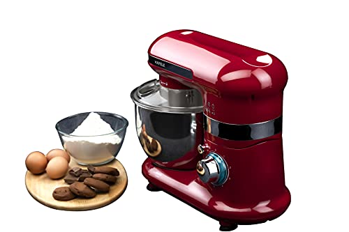 Hafele Glam line Pro, 800W Power Mixer with Mixing Attachments, Red