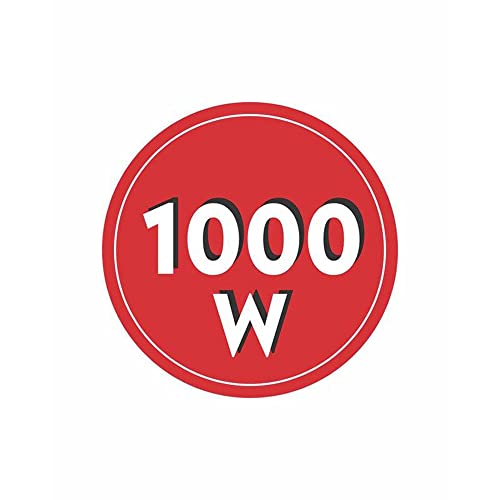 Borosil Jumbo 1000-Watt Grill Sandwich Maker, Black