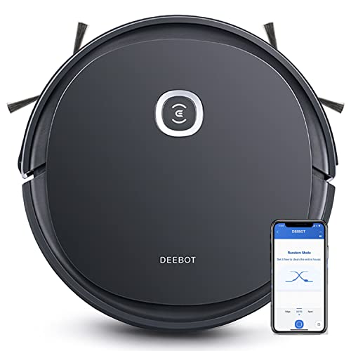 ECOVACS DEEBOT U2 PRO 2-in-1 Robotic Vacuum Cleaner with Mopping, Strong Suction, Smart App Enabled, Google Assistant &amp; Alexa for Hard Floor, Tiles, Carpet &amp; Wood