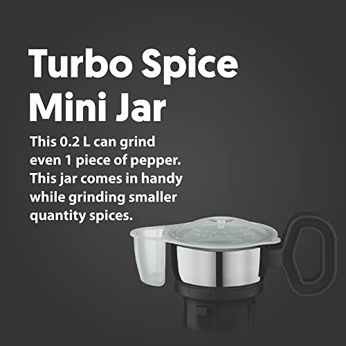 Preethi Zion MG-227 mixer grinder 750 watt Black, 4 jars