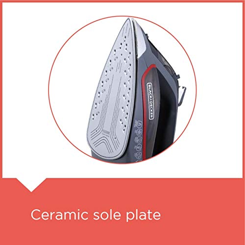 Black + Decker BD BXIR2202IN 2200-Watt Steam Iron (Grey)