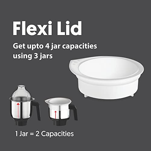 Preethi Zion MG-227 mixer grinder 750 watt Black, 4 jars