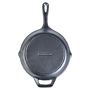 Wonderchef Forza Cast-Iron Fry Pan, Pre-Seasoned Cookware, Induction Friendly, 20cm, 3.8mm