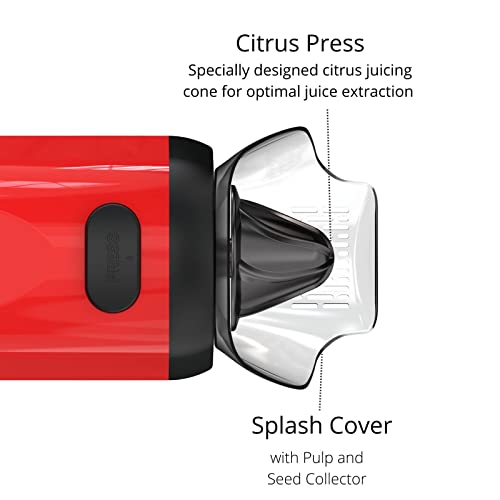 Brewine Coconut Scraper & Citrus Press, 200 watts, Red