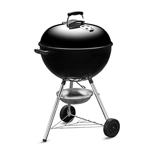 Weber 57CM ORlGINAL Kettle W/Therm BLK Asia Charcoal Grill (Black)