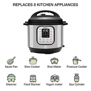 Wellspire 3 Litres Instant Pot Electric Pressure Cooker- #304 Stainless Steel Container