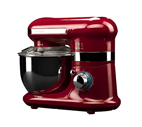Hafele Glam line Pro, 800W Power Mixer with Mixing Attachments, Red