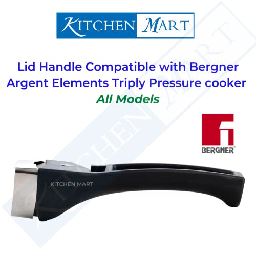 Kitchen Mart Spares Compatible with Bergner Argent Triply Pressure Cookers (Body Handle)