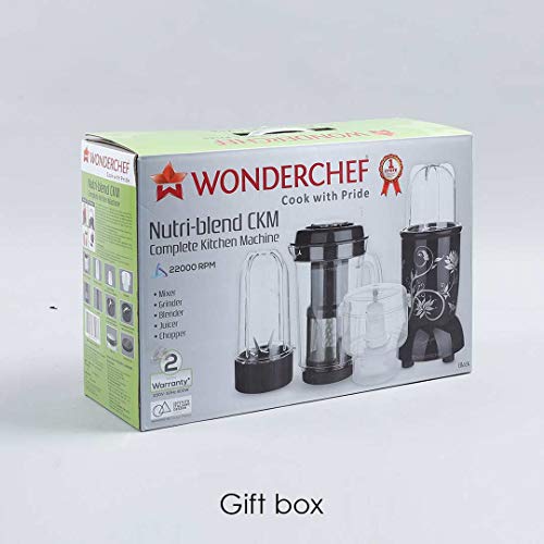 Wonderchef Nutri-Blend Complete Kitchen Machine, 22000 RPM