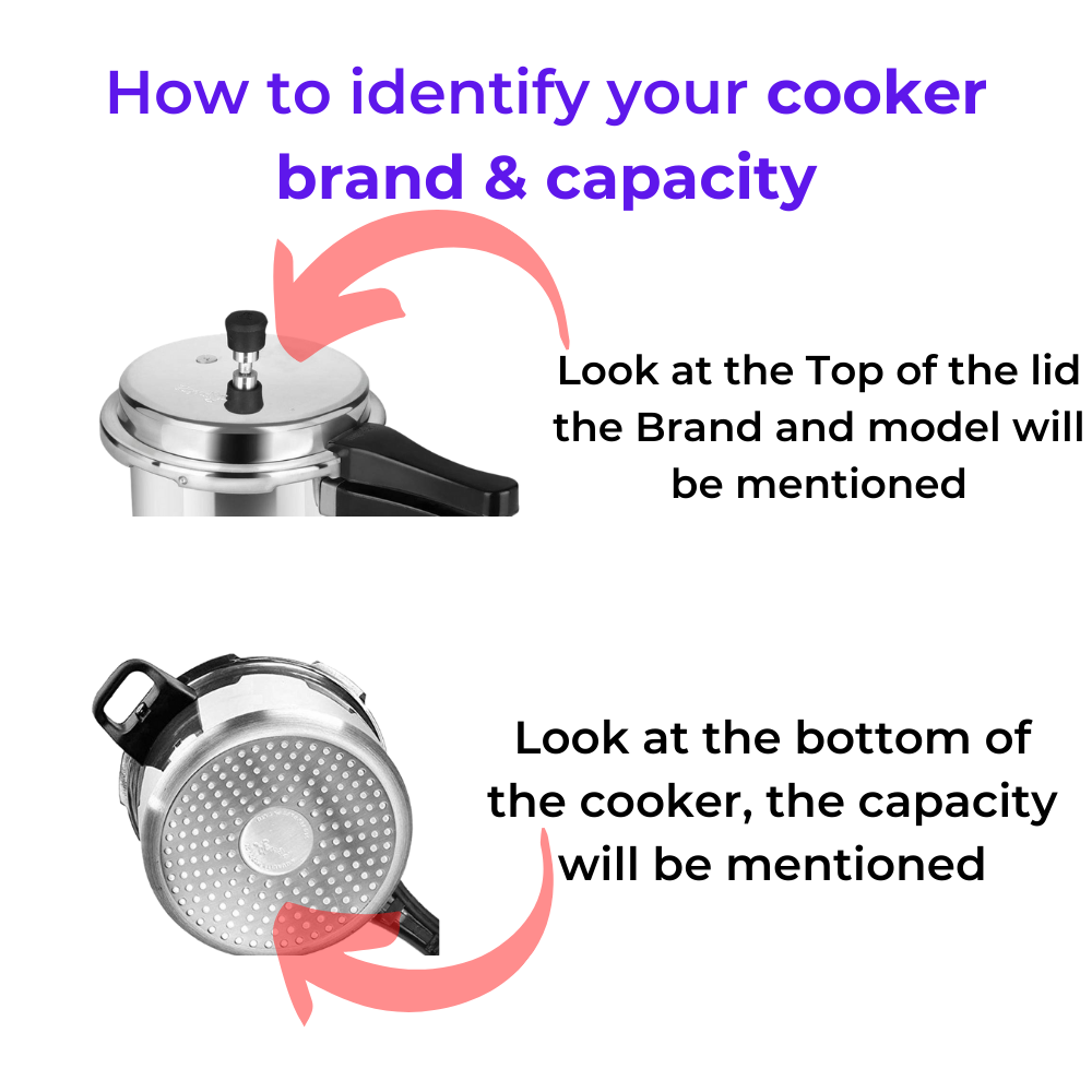 Pigeon Gasket for Inox / Inox Plus Stainless Steel Pressure cooker (Outer Lid)