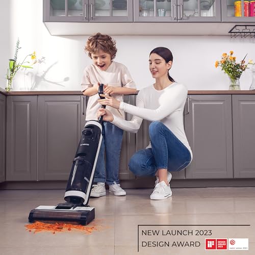 Tineco Floor One S3 Smart Cordless Vacuum Cleaner, 2-in-1 Wet and Dry Function, Powerful Vacuum Cleaner, Automatic Floor Washer, 4000 mAh Battery, Smart App