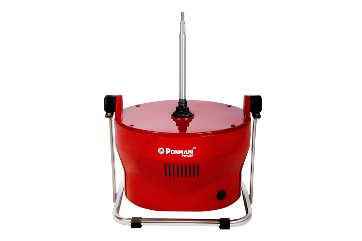 Ponmani Power Plus - 3Ltr Tilting Wet Grinder, 225W Copper Motor, Red