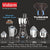 Vidiem MG 608 A Tusker 750 Watts Mixer Grinder with 4 Jars Kitchen Appliances
