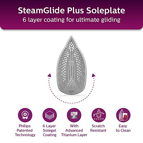 Philips GC3925/34 2400W Steam Iron with SteamGlide soleplate