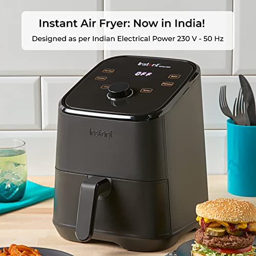 Instant Pot Air Fryer, Vortex 6 Litre, Touch Control Panel, 360° EvenCrisp™  Technology, Uses 95 % less Oil, 6-in-1 Appliance: Air Fry, Roast, Broil